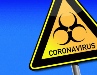 advertencia covid19 coronavirus precaución